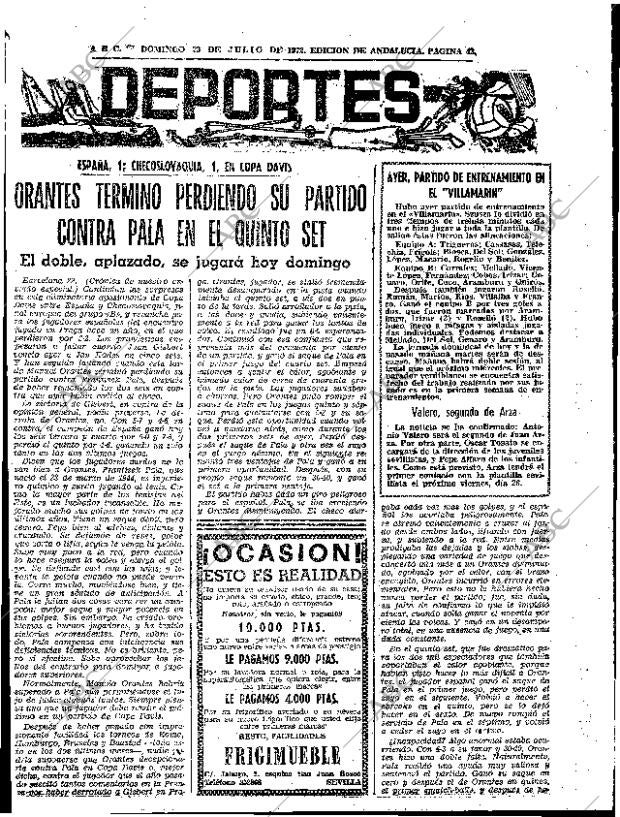 ABC SEVILLA 23-07-1972 página 43