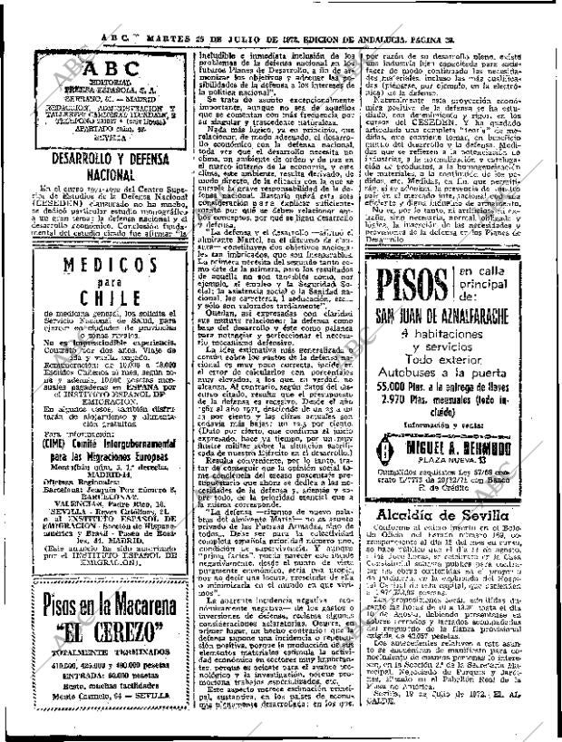 ABC SEVILLA 25-07-1972 página 20