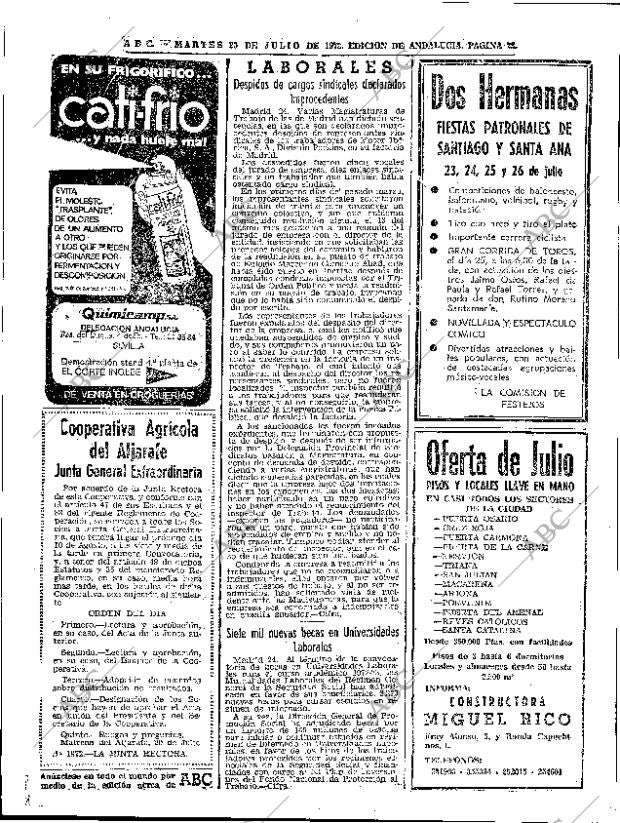 ABC SEVILLA 25-07-1972 página 22