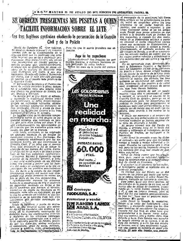 ABC SEVILLA 25-07-1972 página 23