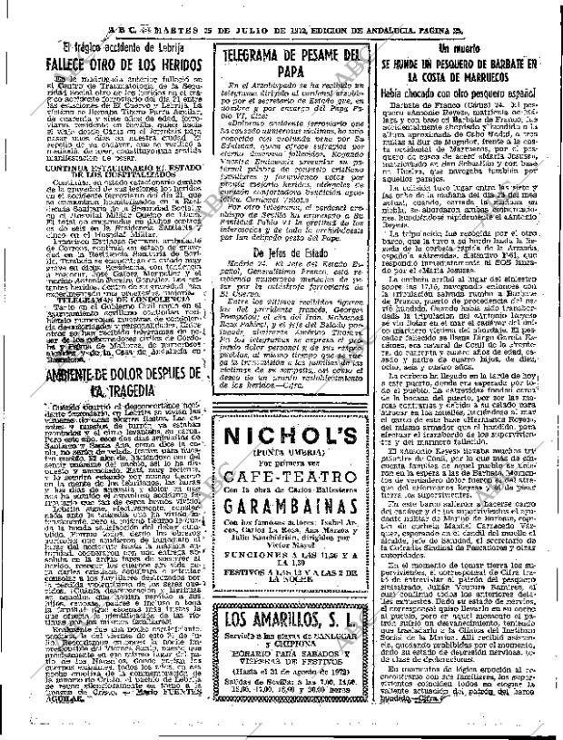 ABC SEVILLA 25-07-1972 página 25