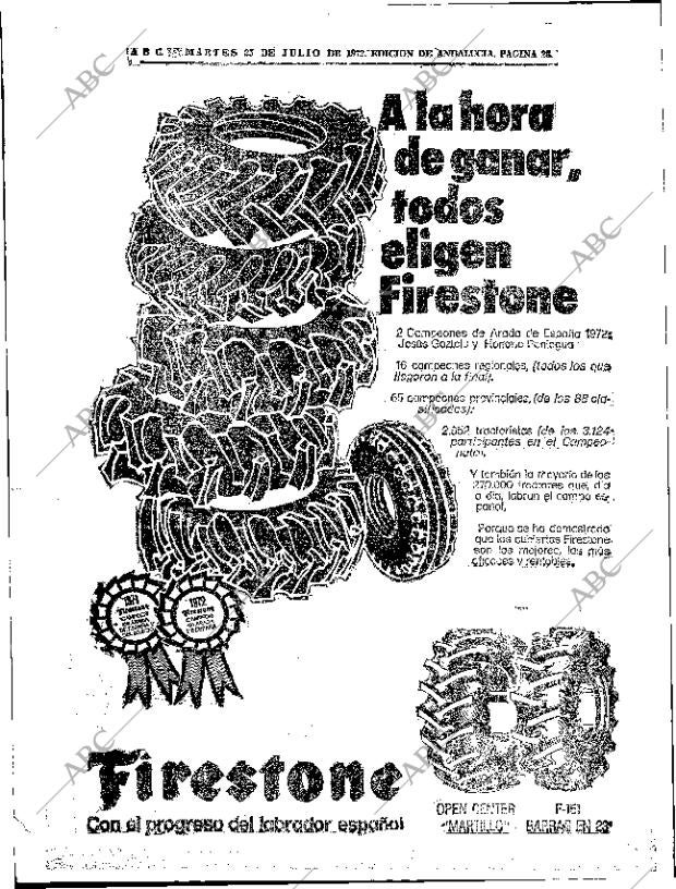 ABC SEVILLA 25-07-1972 página 28
