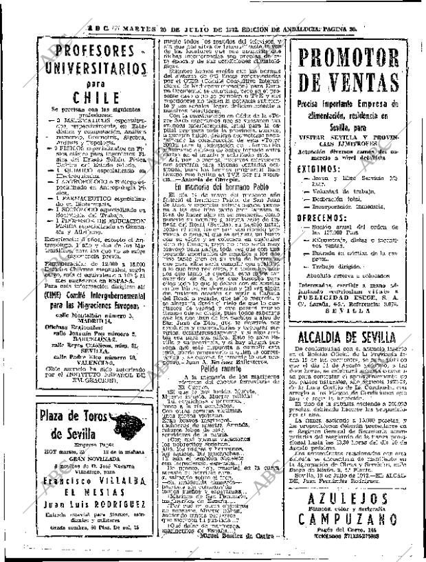 ABC SEVILLA 25-07-1972 página 30