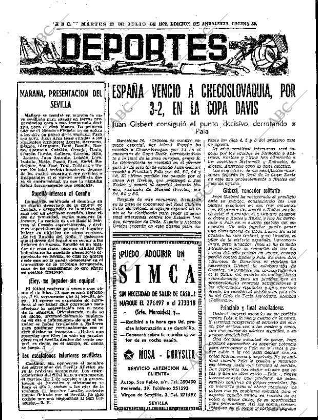 ABC SEVILLA 25-07-1972 página 39