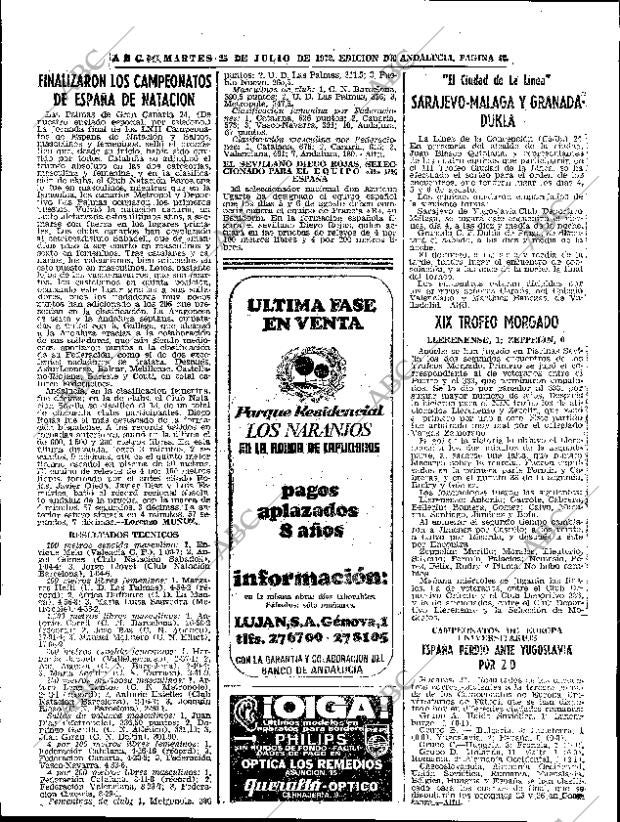 ABC SEVILLA 25-07-1972 página 42