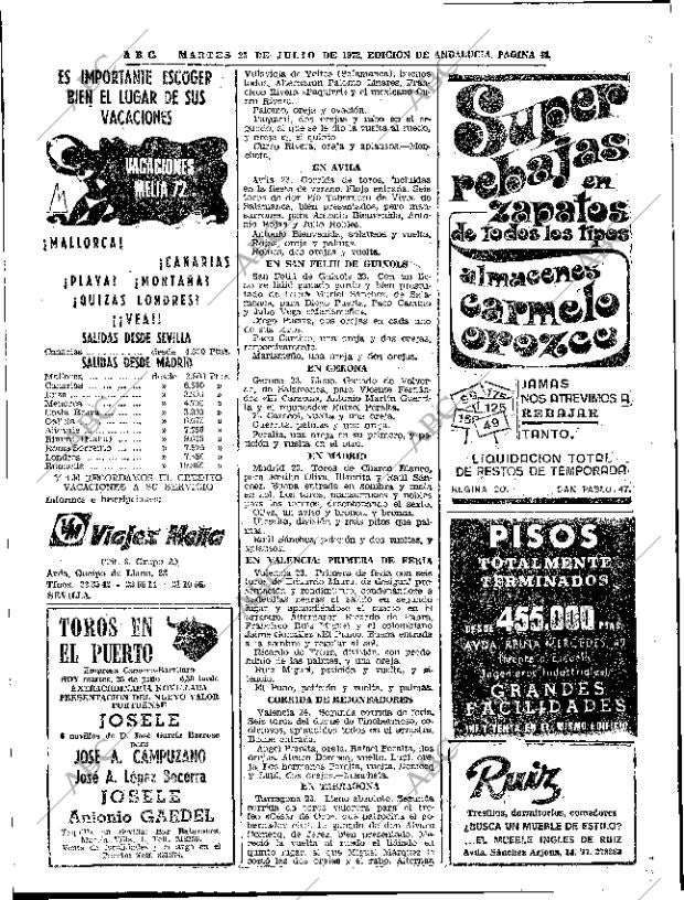 ABC SEVILLA 25-07-1972 página 46