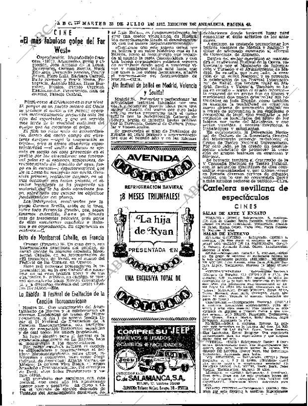 ABC SEVILLA 25-07-1972 página 49