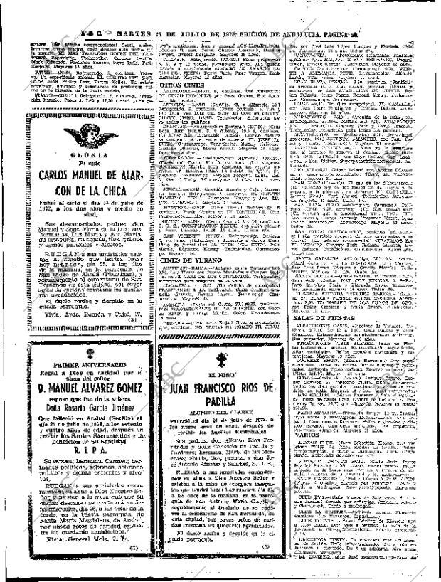 ABC SEVILLA 25-07-1972 página 50