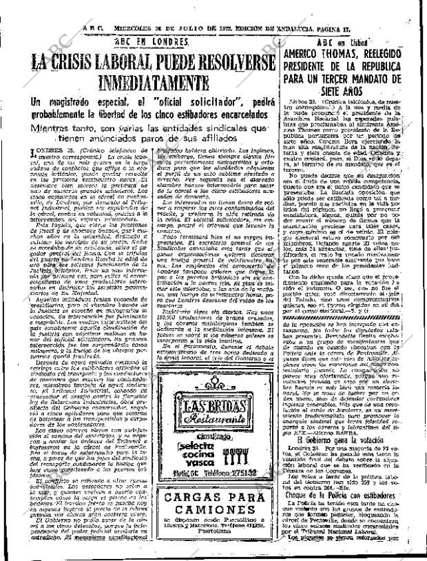 ABC SEVILLA 26-07-1972 página 17