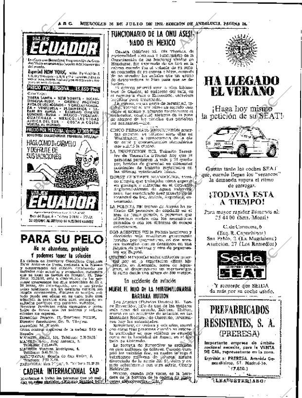 ABC SEVILLA 26-07-1972 página 24