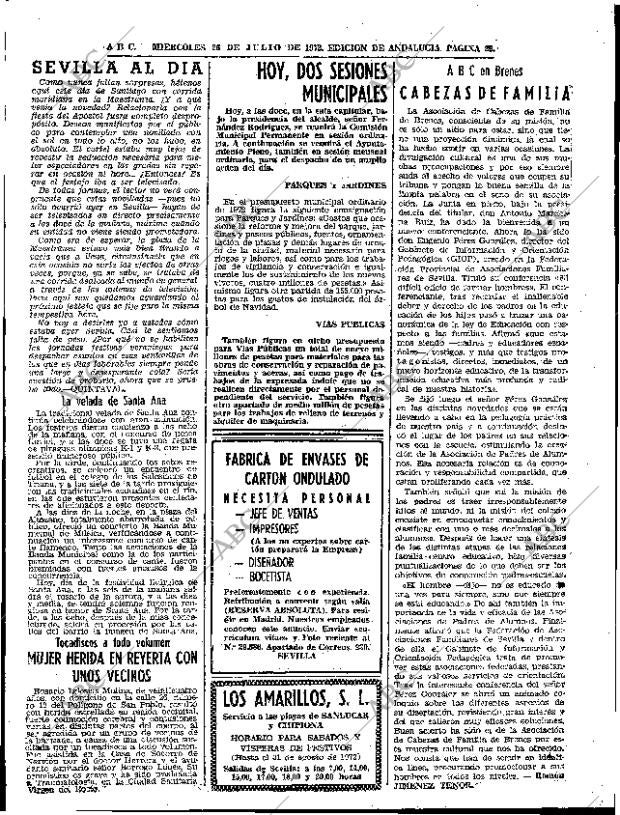 ABC SEVILLA 26-07-1972 página 29