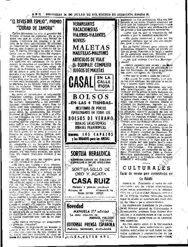 ABC SEVILLA 26-07-1972 página 31