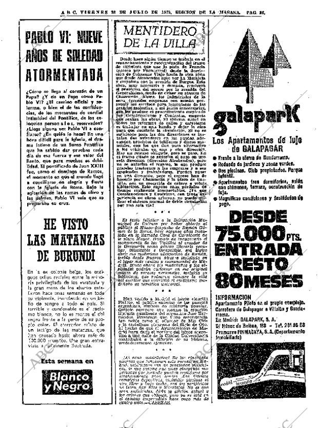 ABC MADRID 28-07-1972 página 36