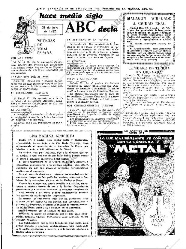 ABC MADRID 28-07-1972 página 41
