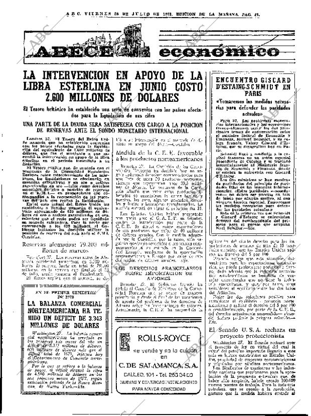 ABC MADRID 28-07-1972 página 47