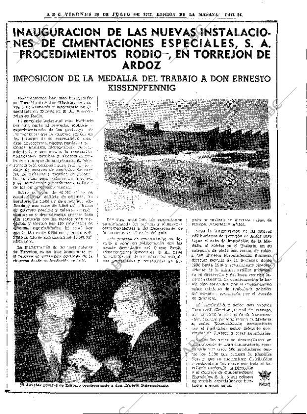 ABC MADRID 28-07-1972 página 54