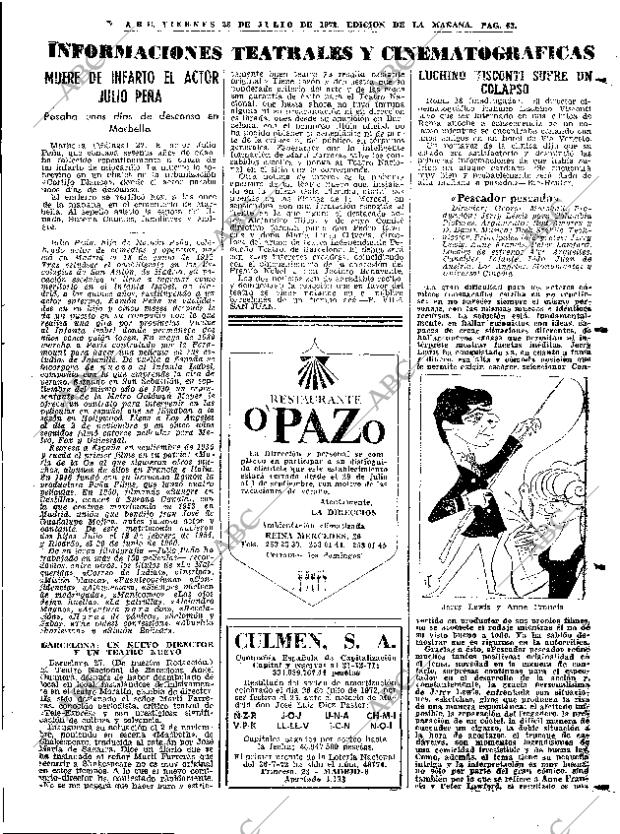 ABC MADRID 28-07-1972 página 63