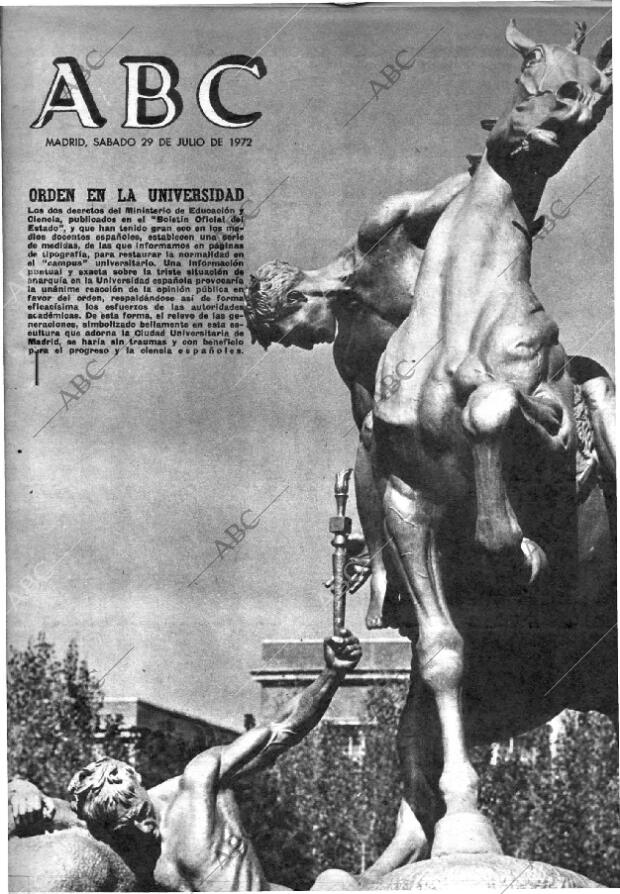ABC MADRID 29-07-1972 página 1