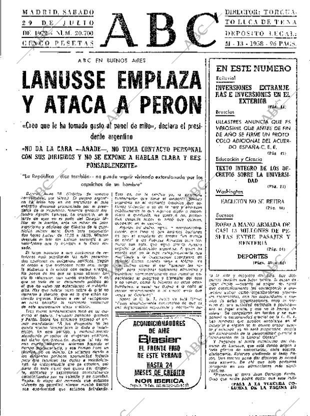 ABC MADRID 29-07-1972 página 13