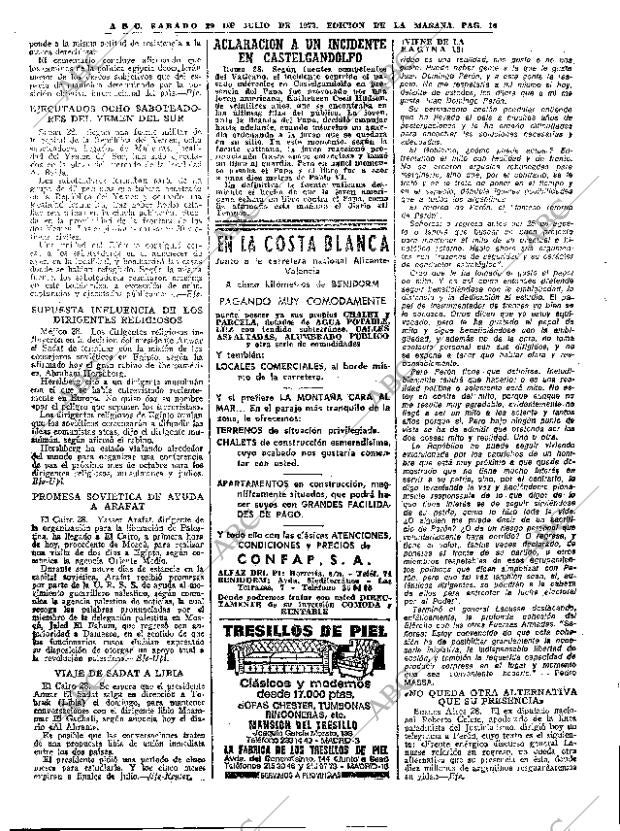 ABC MADRID 29-07-1972 página 16