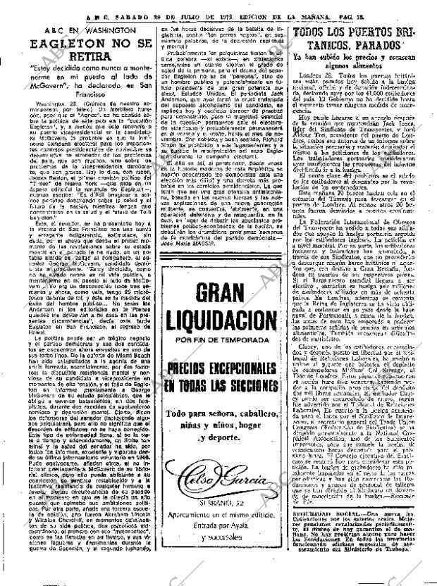 ABC MADRID 29-07-1972 página 18