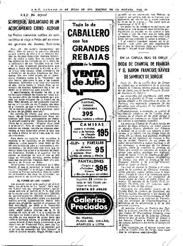 ABC MADRID 29-07-1972 página 20