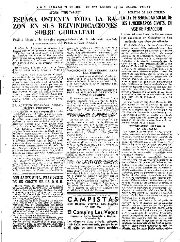 ABC MADRID 29-07-1972 página 23