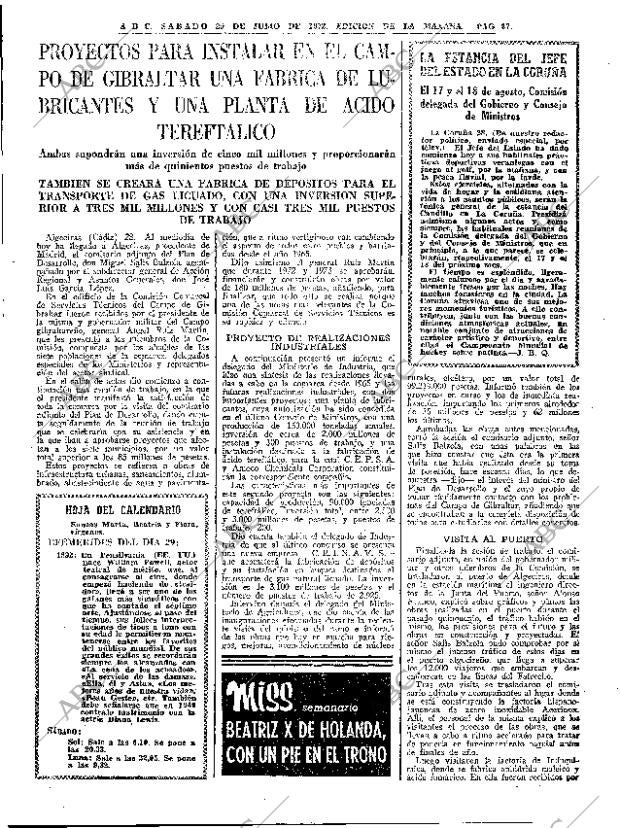 ABC MADRID 29-07-1972 página 27