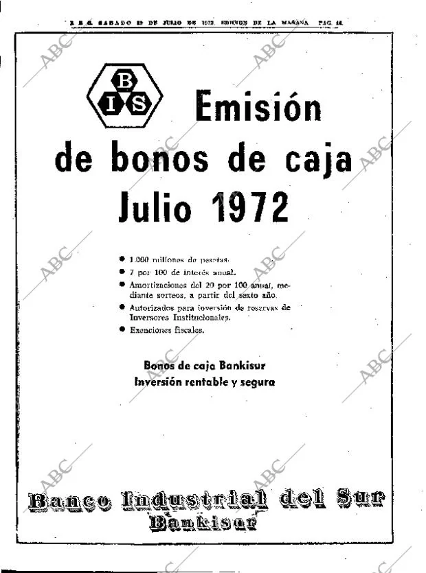 ABC MADRID 29-07-1972 página 46