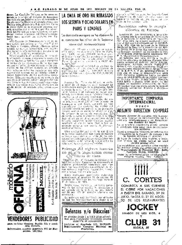 ABC MADRID 29-07-1972 página 48