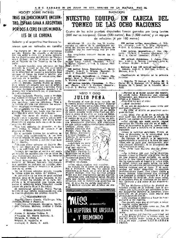 ABC MADRID 29-07-1972 página 56