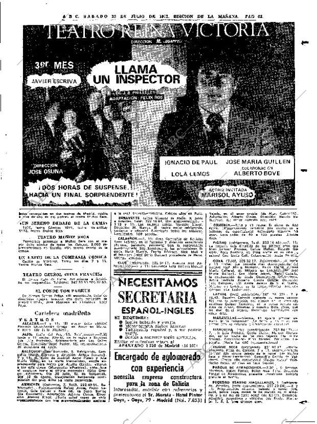 ABC MADRID 29-07-1972 página 65