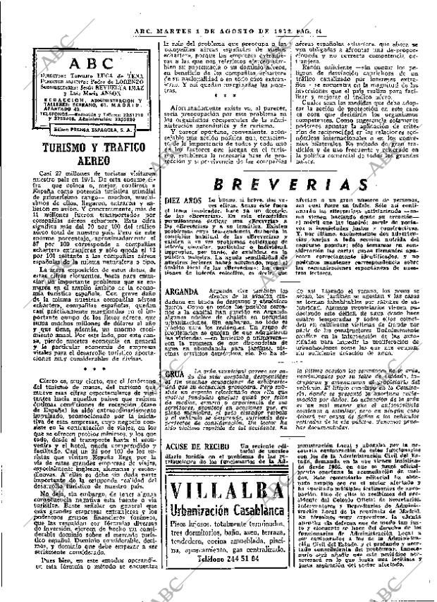 ABC MADRID 01-08-1972 página 14