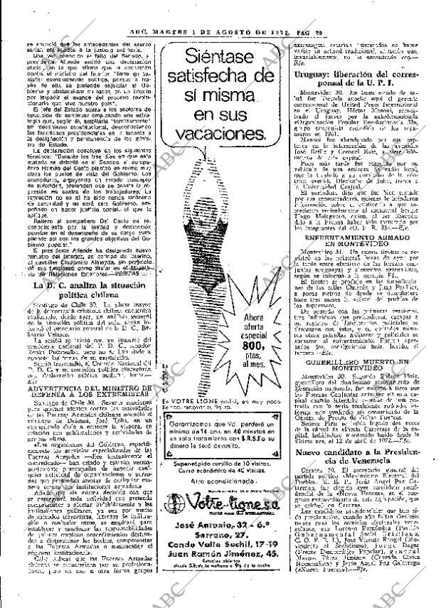 ABC MADRID 01-08-1972 página 20