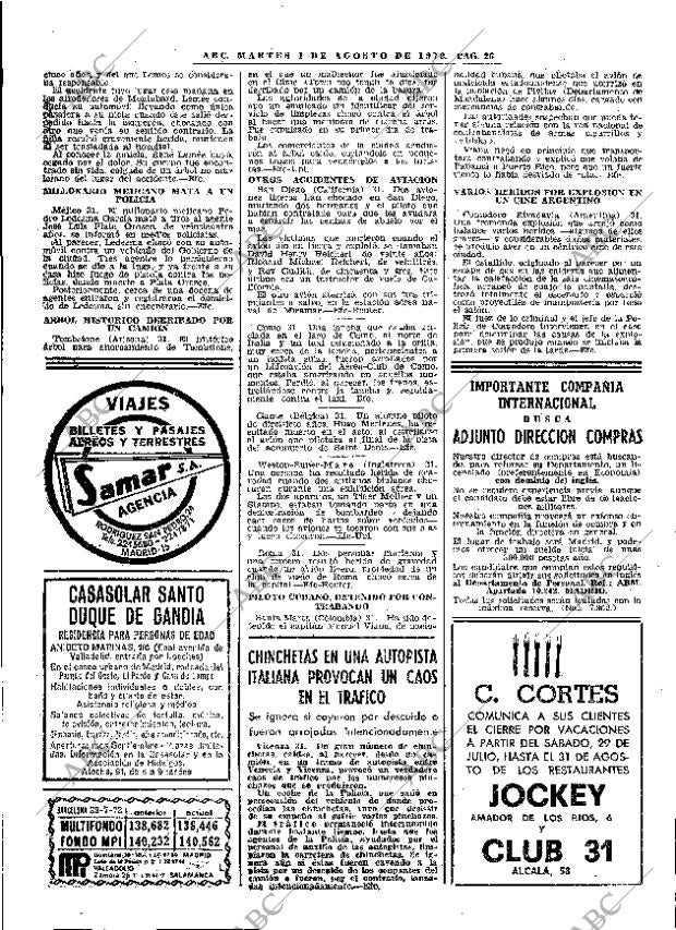 ABC MADRID 01-08-1972 página 26