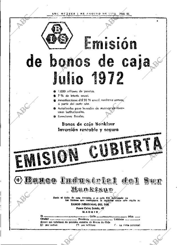 ABC MADRID 01-08-1972 página 32