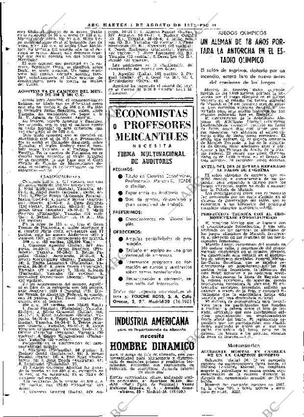 ABC MADRID 01-08-1972 página 44
