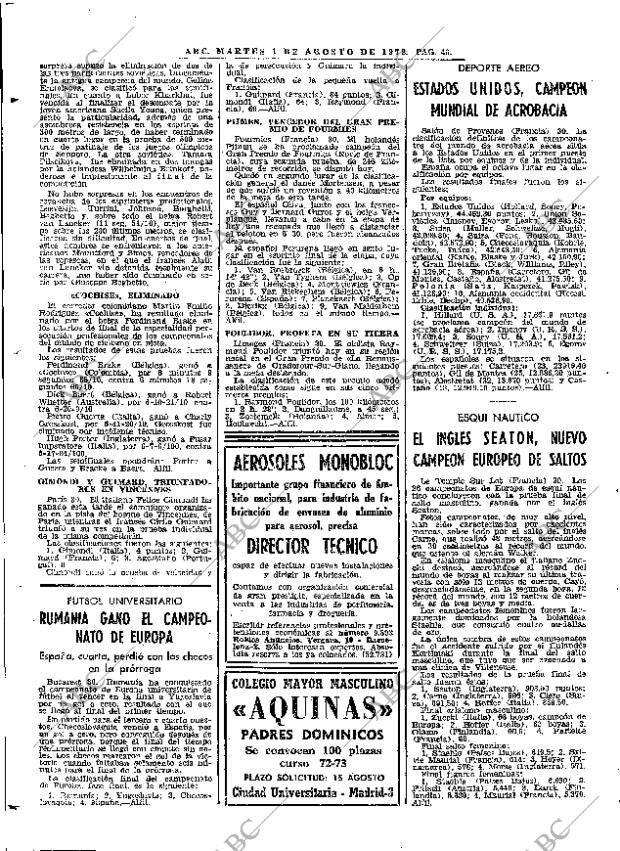 ABC MADRID 01-08-1972 página 46