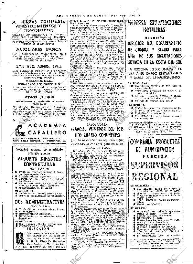 ABC MADRID 01-08-1972 página 50