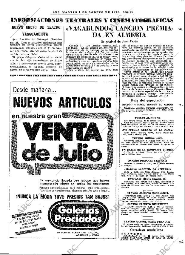 ABC MADRID 01-08-1972 página 51