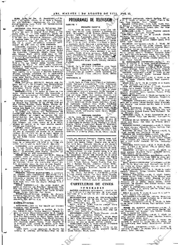 ABC MADRID 01-08-1972 página 52