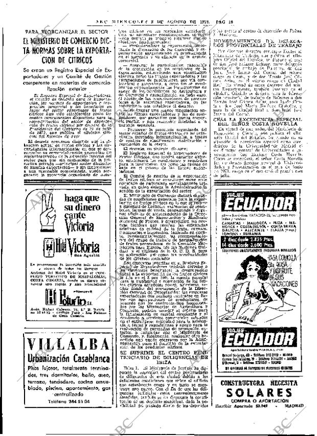 ABC MADRID 02-08-1972 página 18