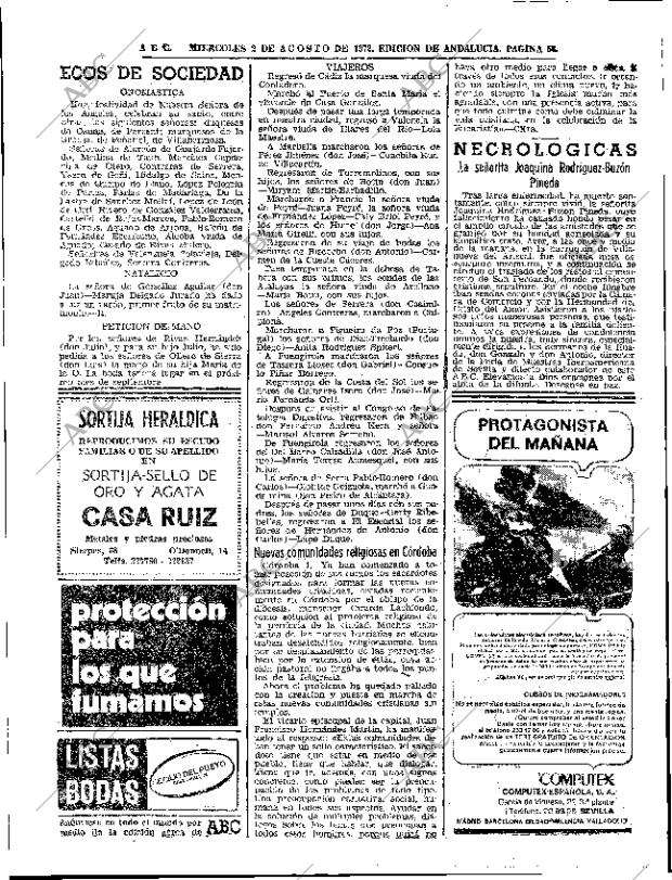 ABC SEVILLA 02-08-1972 página 56