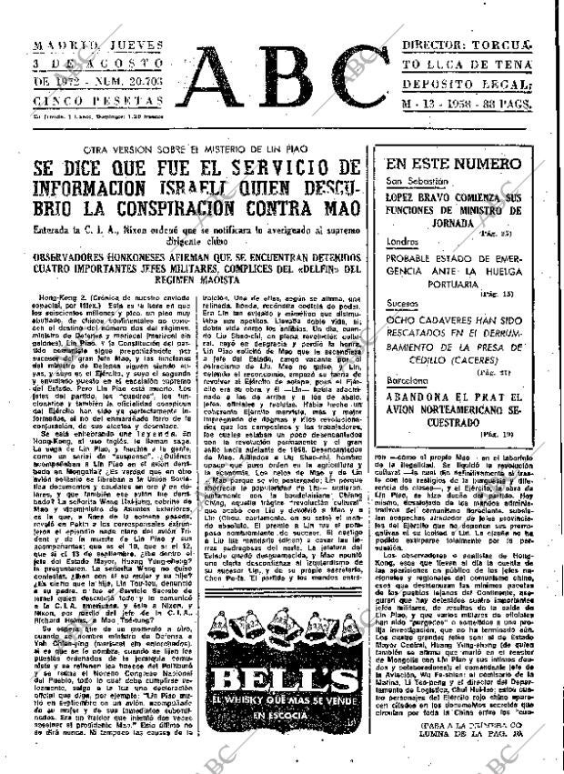 ABC MADRID 03-08-1972 página 13