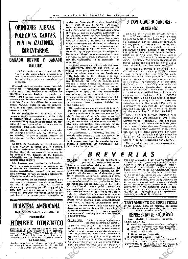 ABC MADRID 03-08-1972 página 14