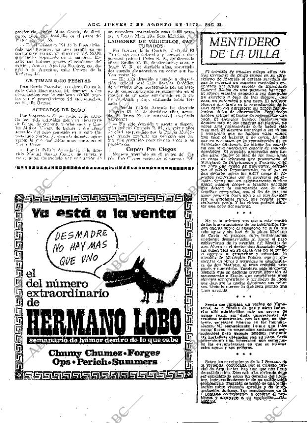 ABC MADRID 03-08-1972 página 33