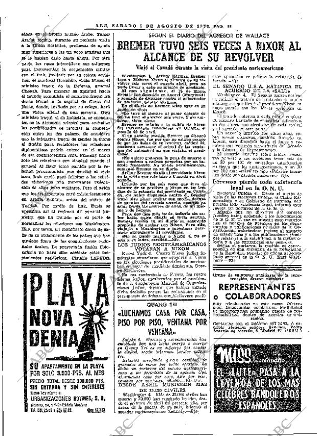 ABC MADRID 05-08-1972 página 16