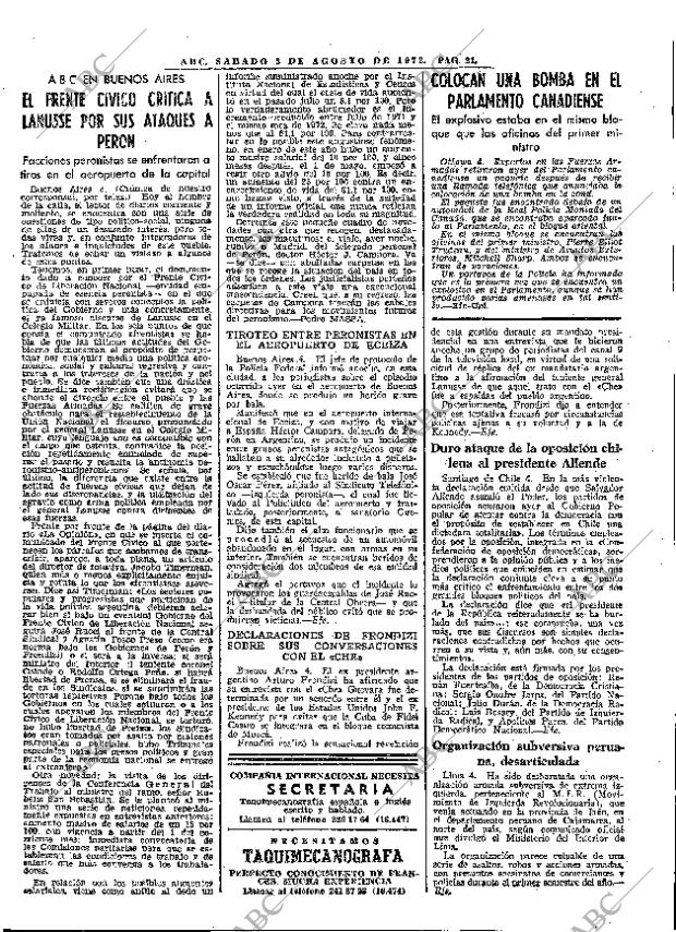 ABC MADRID 05-08-1972 página 21