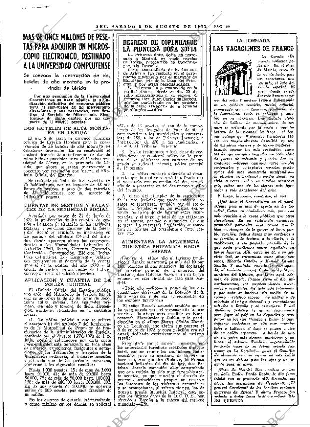 ABC MADRID 05-08-1972 página 22