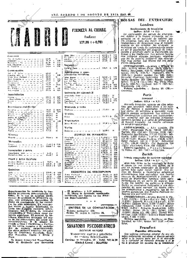 ABC MADRID 05-08-1972 página 47